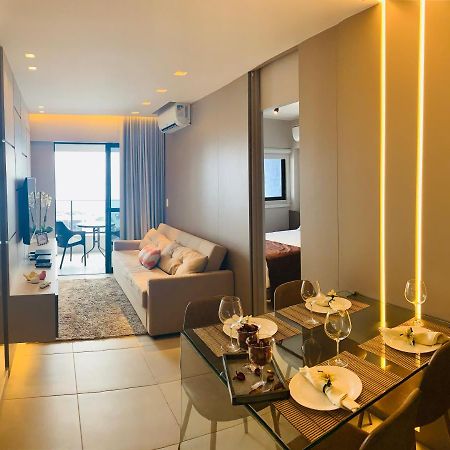 Luxo 1406 - Quarto E Sala Com Varanda Frente Mar Ponta Verde Maceió Zewnętrze zdjęcie