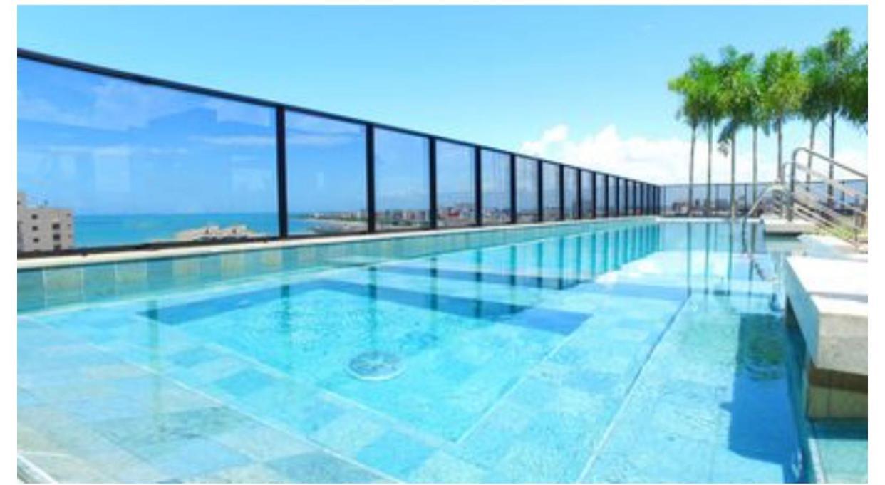 Luxo 1406 - Quarto E Sala Com Varanda Frente Mar Ponta Verde Maceió Zewnętrze zdjęcie