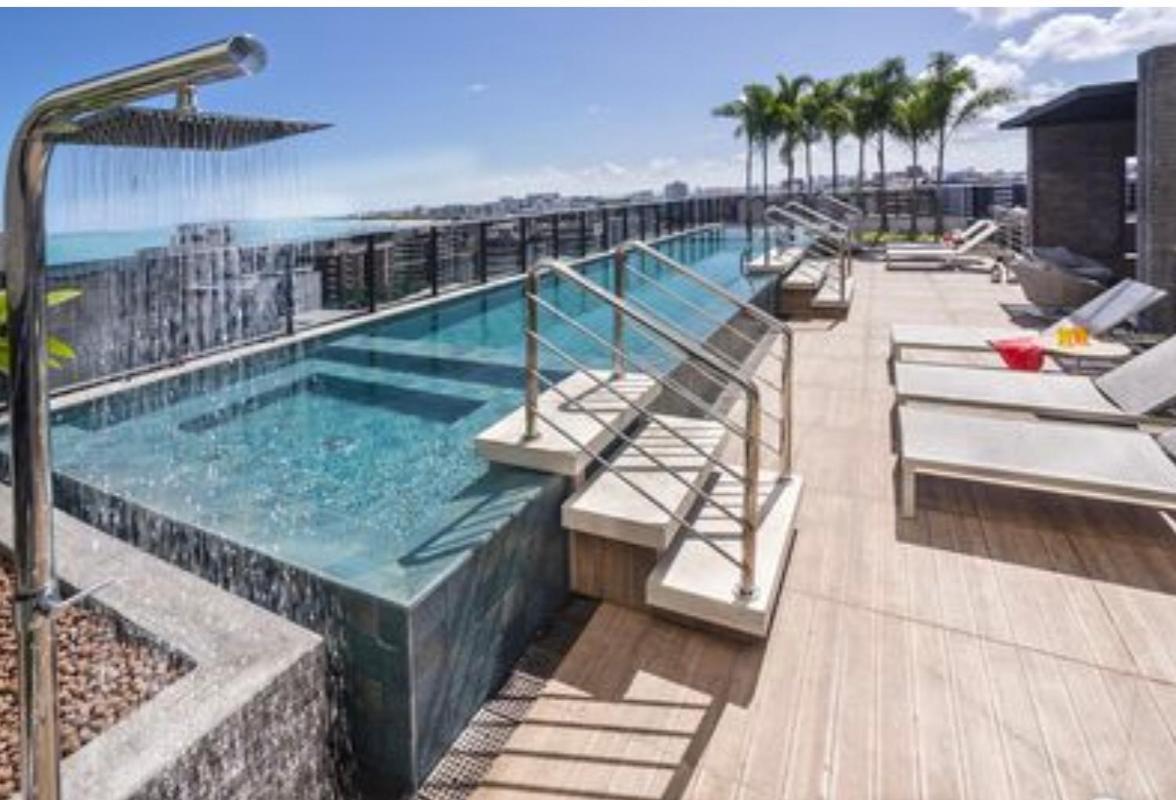 Luxo 1406 - Quarto E Sala Com Varanda Frente Mar Ponta Verde Maceió Zewnętrze zdjęcie