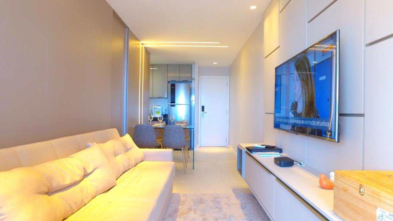 Luxo 1406 - Quarto E Sala Com Varanda Frente Mar Ponta Verde Maceió Zewnętrze zdjęcie