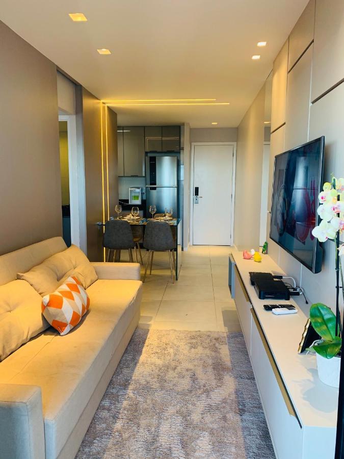 Luxo 1406 - Quarto E Sala Com Varanda Frente Mar Ponta Verde Maceió Zewnętrze zdjęcie
