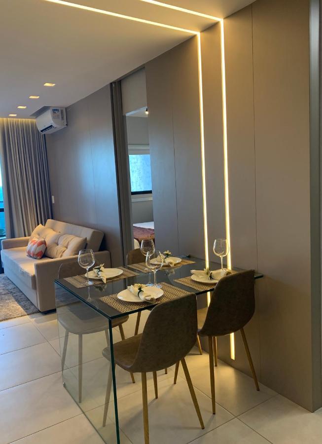 Luxo 1406 - Quarto E Sala Com Varanda Frente Mar Ponta Verde Maceió Zewnętrze zdjęcie