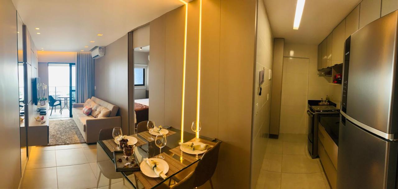 Luxo 1406 - Quarto E Sala Com Varanda Frente Mar Ponta Verde Maceió Zewnętrze zdjęcie